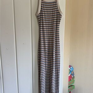 RVCA Multicolor Striped Maxi Dress